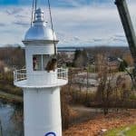 The Pointe-des-Cascades Lighthouse looks good as new