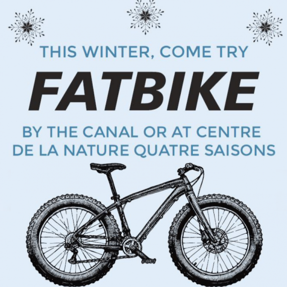 Winter Fatbike canal