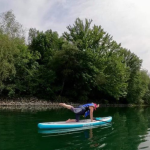 SUP Pilates in the canal