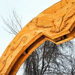 L’arche d'entrée du parc nature de Pointe-des-Cascades officiellement dévoilée!